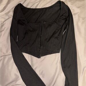 SHEIN Womens long sleeve clip in front